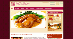 Desktop Screenshot of ahyatrestaurant.com.sg